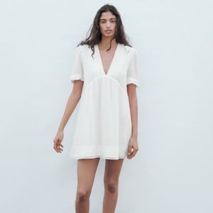 Linen Blend Zara Dress